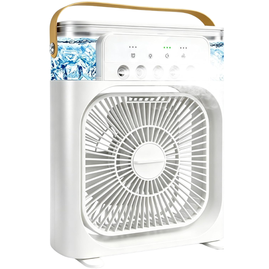 Aire Acondicionado Portátil 4 en 1 Hidrocool | Con Ventilador, Humidificador, Aroma y Luz LED